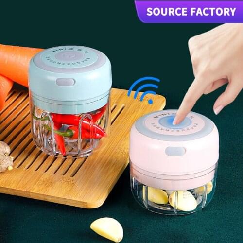 Garlic Masher Garlic Masher Masher Garlic Cutting Machine Meat Grinder Crushing Electric Garlic Press Household Garlic Beater