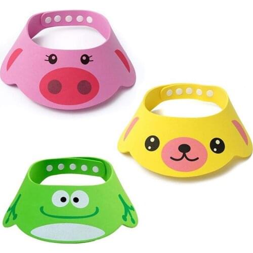 US STOCK Weiches Baby Kinder Kinder Shampoo Bad Bad Duschkappe Hut Waschen Haar Schild