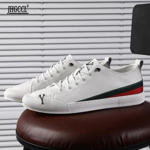 European web celebrity mens shoes new leisure leather shoes fashion comfort board shoes trend sports chaussure homme luxe A15