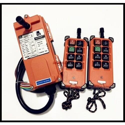 F21-E1B Transmitter x2 + Receiver x1 Industrial Radio Remote Control Hoist Crane Control Lift Crane
