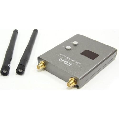 FPVOK FPV 5.8 GHz 40CH RD40 Raceband Dual Diversity Receiver With A/V and Power Cables