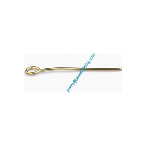 Jewelry Making findings Eye Pins Brass Pins ;Scarf Pins findings 0.7*23mm