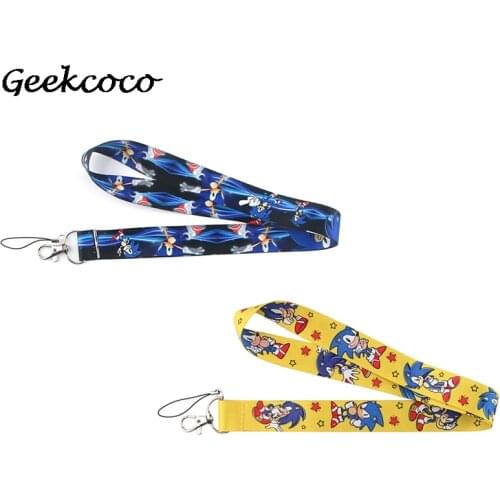 J1766 Cute Cartoon Neck Straps Lanyards For Keys ID Card Pass Gym Mobile Phone USB DIY Badge Holder Webbing