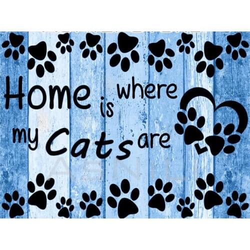 Cartoon Dog Footprint 5D DIY Square/Round Diamond Painting Mosaic Cross Embroidery Home Decoration Mural Christmas Gift New Year