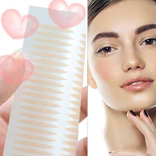 Lace Olive Eyelid Tape Sticker Invisible Eyelid Paste Self-adhesive Natural Invisible Breathable Double Eye Tape Tools 40PCS