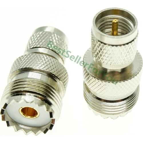 Mini UHF Male To UHF Female PL259 SO239 KENWOOD Antenna TO Motorola RF Adapter