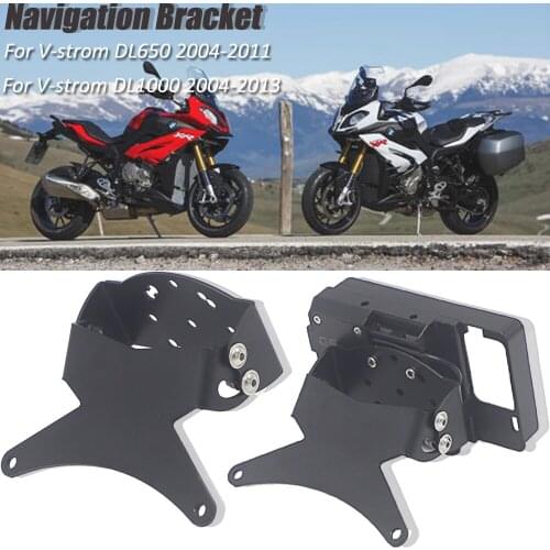 NEW Motorcycle For SUZUKI V-strom 650 DL 650 Vstrom Bracket Mount Smartphone GPS Holder Navigation Bracket 2004-2011 2010 2009