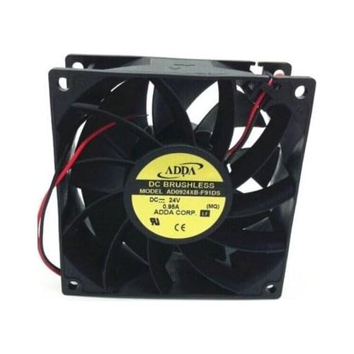 Original ADDA 9238 DC24V 0.95A AD0924XB-F91DS 2Line Heat dissipation Fan