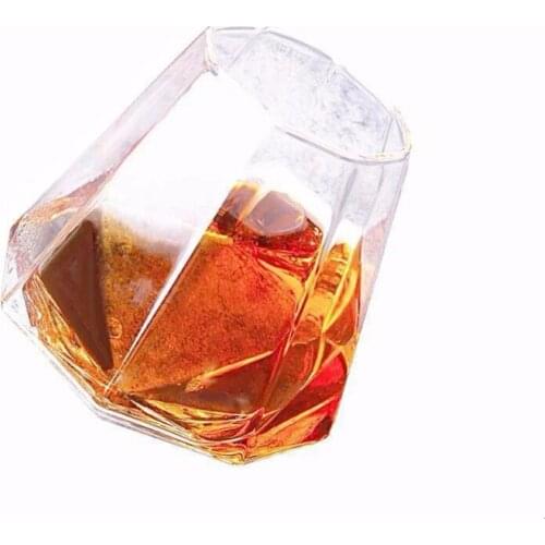 Meet Jo Transparent Glass Irregular Shaped Jars Cup Tumbler for Homes Decoration Empty Container 1pc