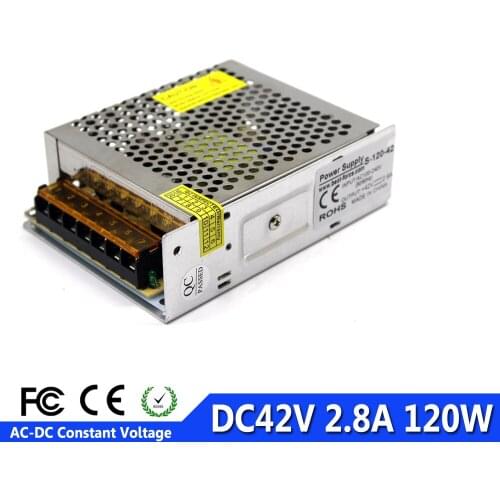 Regulated Power supply DC 42V 2.8A 120W Switch Power Source Driver for Stepper Motor CNC AC 100-240V Input to DC42V Output SMPS
