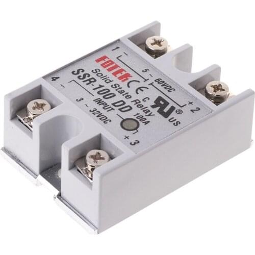 50LB SSR-100 DD Solid State Relay Module 100A 3-32V DC Input 5-60V DC Output Relay