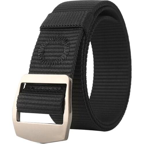 Tactics outdoor belt high quality Quick drying Nylon Men belt solid color casual Men and Women cowboy pants belt