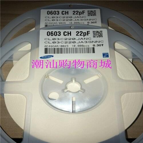 CL03C220JA3NNNC CL03C220JA3NNNH 0201 22pF(220) ±5% 25V CL03C220GA3GNNC CL03C220GA3GNNH SMD ultra-precision capacitors