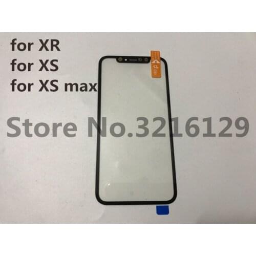 10PCS Original 2 in 1 Front Screen Outer Glass lens Pre-post OCA Film For iPhone X XR XS max 11 12 PRO Screen glass Replacement