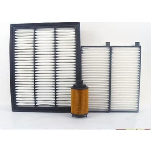 3pcs/lot Air Filter+Oil Filter+Cabin Filter For Ssangyong RODIUS II 2.0 Xdi/STAVIC 2.0/TURISMO 2.0 D 2013 2014 2015 2016 2017