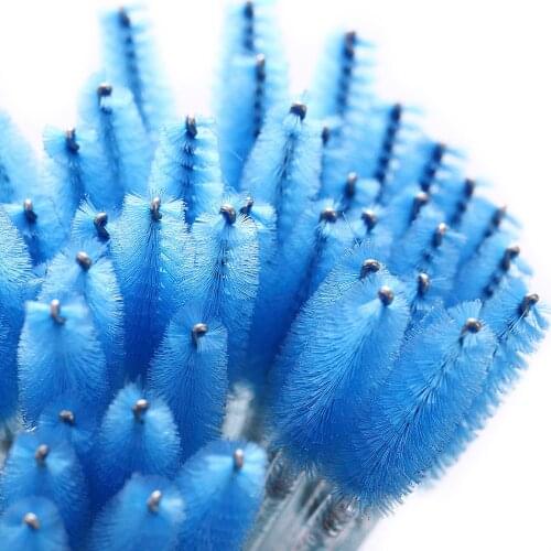 10-50 Pcs Disposable Crystal Eyelash Makeup Brushes Good Quality Bendable Diamond Handle Mascara Wands Eyelash Extension Tools