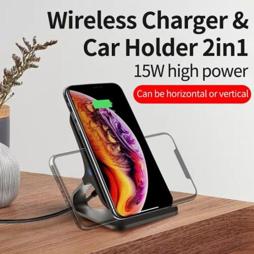 15W qi Wireless Charger for iPhone 11 12 X XR XS Max 8 fast wirless Charging for Samsung Xiaomi Huawei phone Qi charger wireless