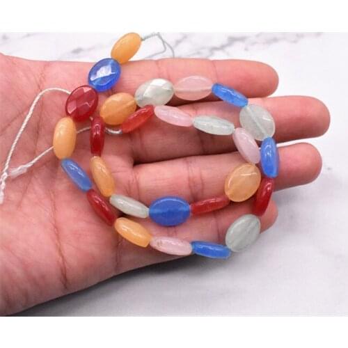 Natural Multicolor Crystal Oval Cut Loose beads For making jewelry