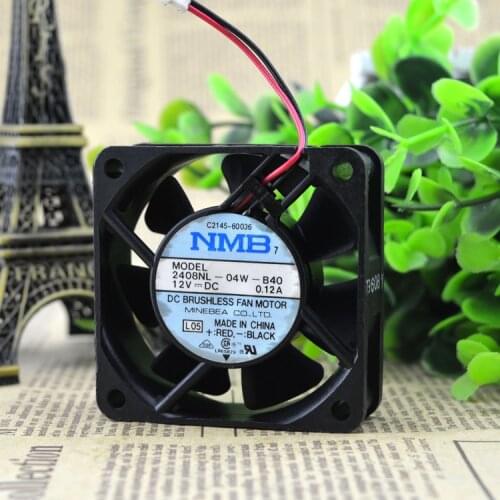 FOR NMB 2408NL-04W-B40 6020 12V 0.12A Inverter Cooling Fan in Japan