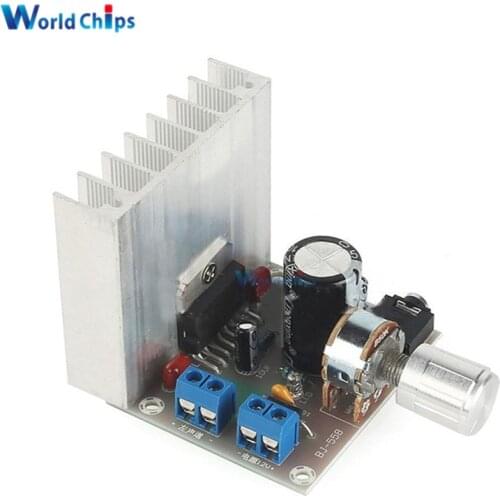 TDA7377 Amplifier board 2.0 double track no noise Amplifier Module bookshelf speakers DC 12V power 35W+35W Dual-channel Board