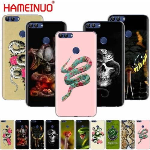 HAMEINUO Black Snake Skull cell phone Cover Case for huawei Honor Y5 7C Y625 Y635 Y6 Y7 Y9 2017 2018 Prime PRO