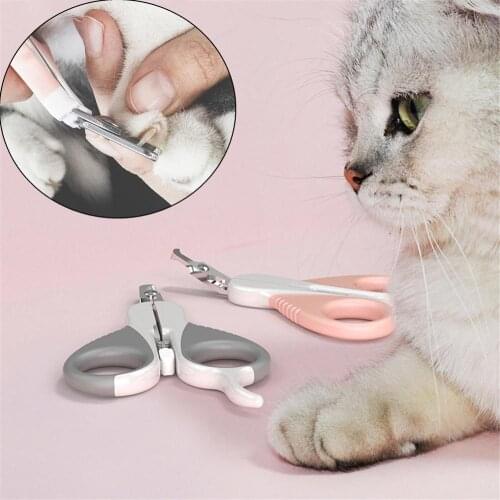 Pet Nail Clipper Curved Sharp Dog Grooming Scissors Cat Claw Toe Tool Kitten Paw Cutter Stainless Steel Cats Anti-scratch Supply