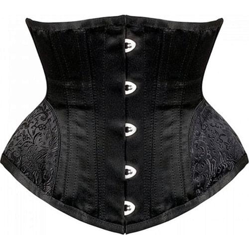 Hip Cover Corset Waist Trainer Shaper Underbust Bustier Steel Boned Slimming gaine amincissante femme High Quality gaine ventre