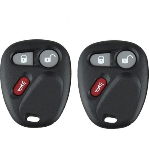 2pcs 315NHZ 3 Buttons Keyless Entry Remote Key Fob LHJ011 for Cadillac/Chevrolet/Sierra/GMC/Hummer/Torrent /Saturn 2003-2007
