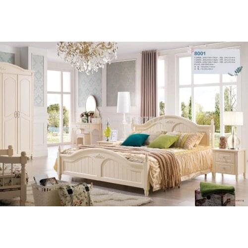 Bedroom Furniture luxurious King size princess bed wooden bed wholesale price good quality