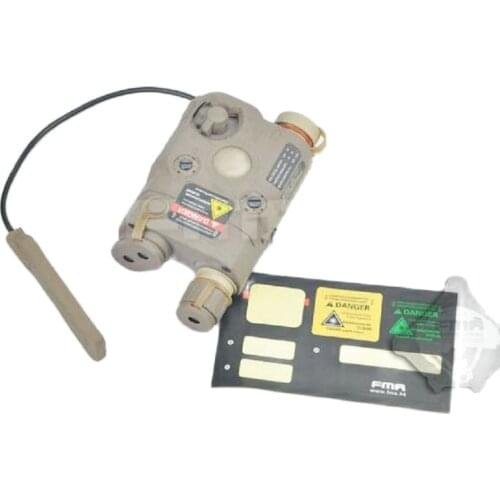 AN-PEQ-15 upgraded version of LED white + green laser infrared lens for tactical military hunting BK/DE/FG