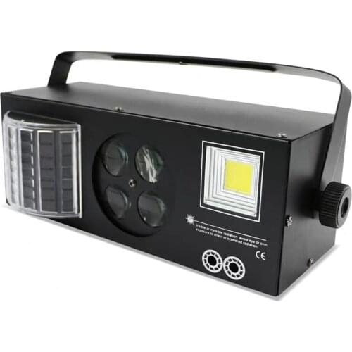 Free ship LED Gobo Strobe 4in1 laser Light DJ Lighting Disco stage Lights good for family party club control with DMX