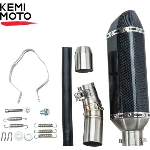 For Kawasaki ninja 400 Motorcycle Exhaust Pipe With DB Killer Muffler Pipe Z400 2018-2019 Link Middle Pipe Escape Slip-On