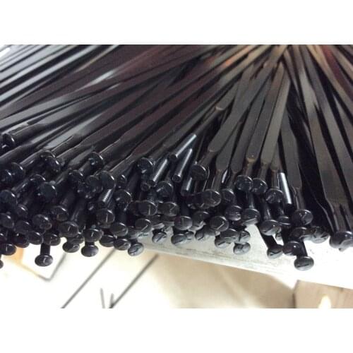 High Strength Hardening straight pull spoke bicycle bike 1.0 32.mm 255 257 263 270 278 280 282 285 287 292 298 301mm Spoke cap