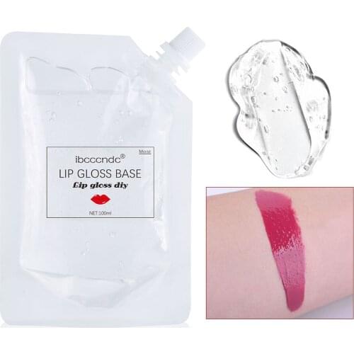 112g Clear Lip Stick Material Lip Gloss Base Oil Non-Stick Moisturizing Gel for Lip Gloss Base Handmade Liquid Lipstick Makeup