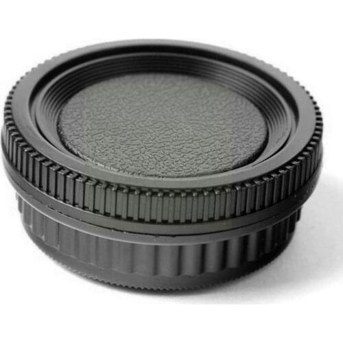 2 Set Camera Body Rear Lens Cap And Camera Body Cap Two Camera Cameras Mechanism PK For Pentax Parts D2T4