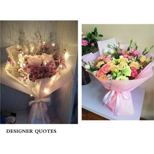 20Pcs 60*60cm Wear-resistant Waterproof Bouquet Wrapping Paper Gift Packaging Materials for Decor Flower Paper Wrapping Craft