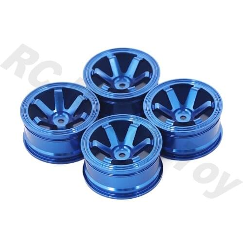 4pcs 1:10 Metal Wheels Rim for 1/10 RC Drifting Car HSP 94123 Tamiya 416 T4 Sakura D4 SC XI HPI Kyosho
