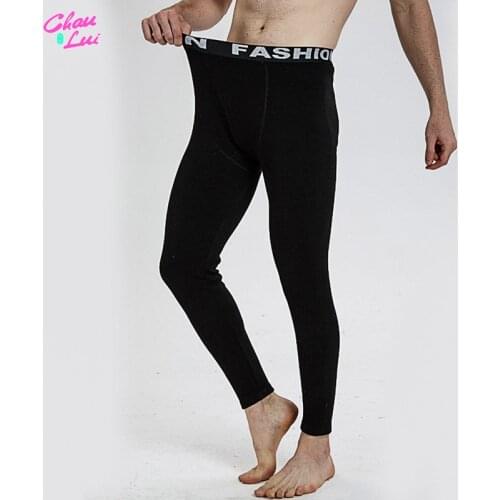Chau Lui Men Long Johns Thermal Underwear Homme Cueca Trunks Gay Men Thermo Long Johns Underpants Mens Winter Warm Leggins