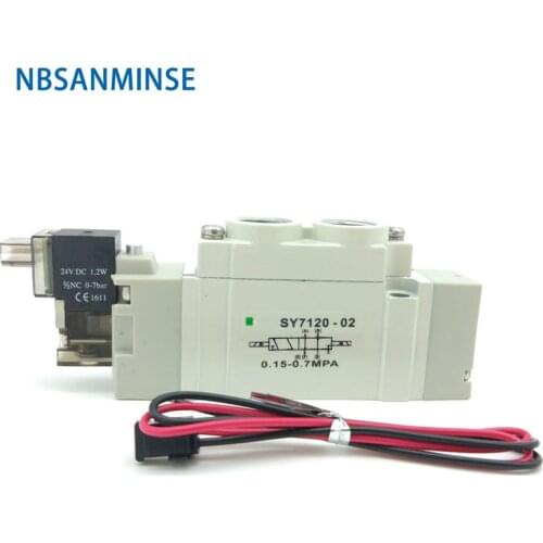 NBSANMINSE SY 7000 G 1/4 High Quality Mini Solenoid Valve Normal Close Internal Pilot SMC Type Automation Valve