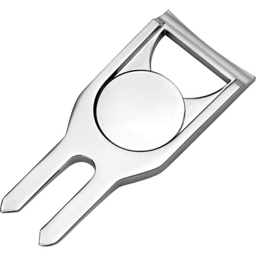 Golf Divot Tool,Multi-Purpose Zinc Alloy Golf Divot Repair Tool with Golf Ball Marker As a Bottle Opener