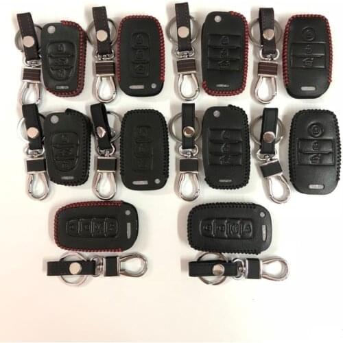 Leather Car key case for Kia Picanto Sportage R Rio K2 K3 K5 K4 Cerato Soul Forte SORENTO Carens Ceed Mohave OPTIMA CADENZA KX3