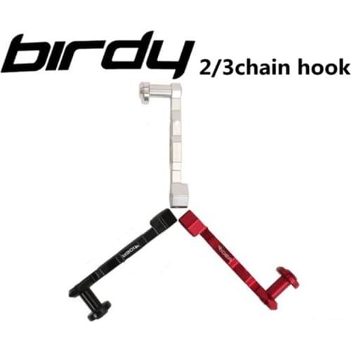 Birdy 2 birdy 3 bicycle chain hook to prevent falling chain tensioner tail hook ridea