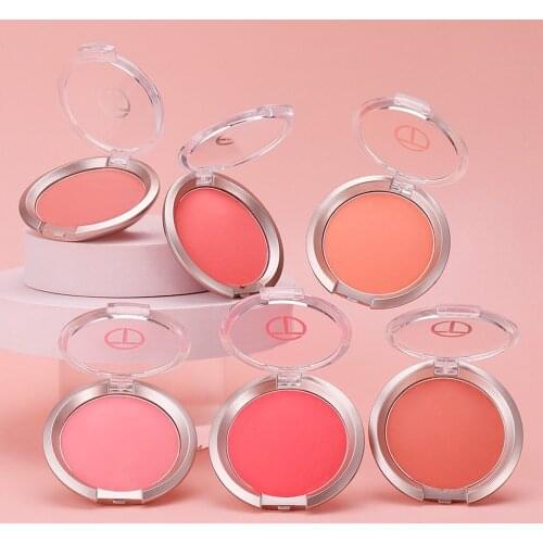 Monochrome Contour Blush Cosmetics Brightening Moisture Replenish Water Durable Glossy Blush Makeup Facial Beauty