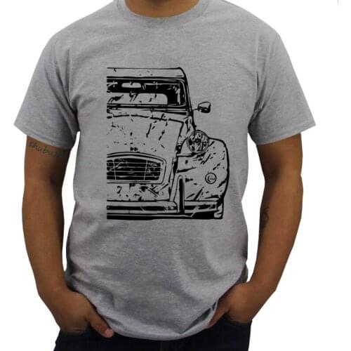 Male Black Tshirt 2Cv Shirt Meliert cotton tshirt men summer fashion t-shirt Shubuzhi Brand Cotton T-shirt Drop Shipping