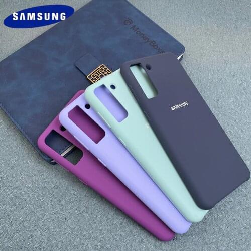 Soft Case For Samsung Galaxy S21 PLUS Ultra 5G Original Silicone Cover Silky Touch Protective Shell S21Ultra S21