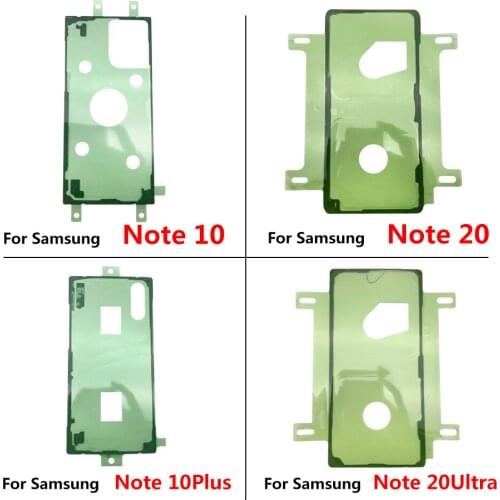 2Pcs Waterproof Back Cover Sticker For Samsung Galaxy note 8 9 10 20 plus ultra Battery Glass housing case cover