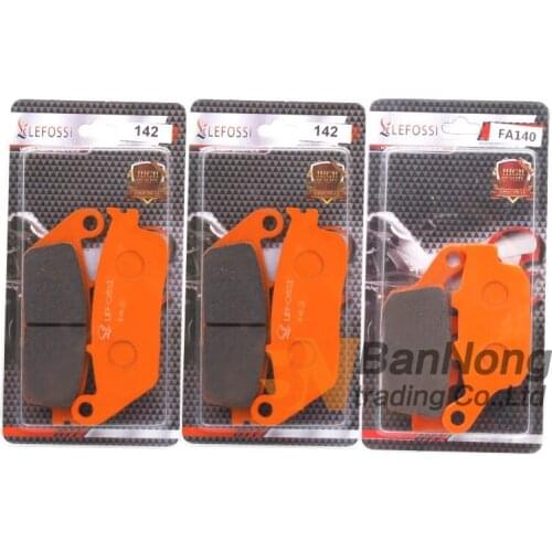 Motorcycle Front Rear Brake Pads For HONDA CBR250RR MC22 CB400SF Superfour CB400 Four NC36 CBR400RR NC23 NC29 CBR600 FAB