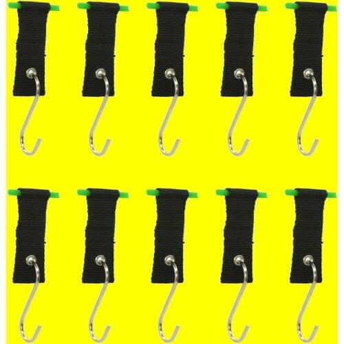 10pk Strong and Durable Hook-AWN Fits Most RV Awnings Decorative Lights,wind Chimes,hanging Baskets
