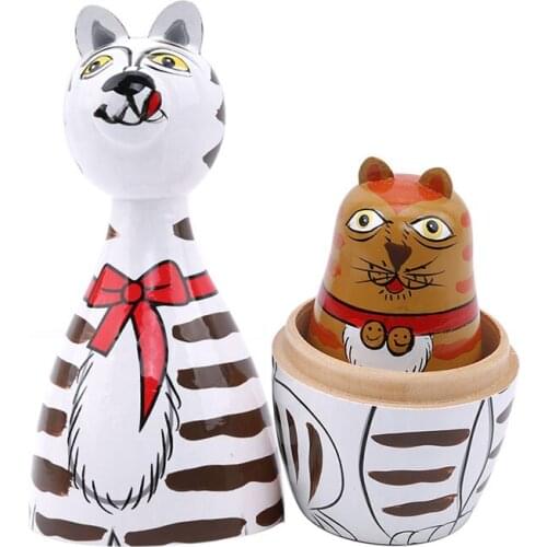 Russian Matryoshka Dolls Hand Painted Home Decor Birthday Gifts Baby Toy Nesting Dolls Wooden Matryoshka