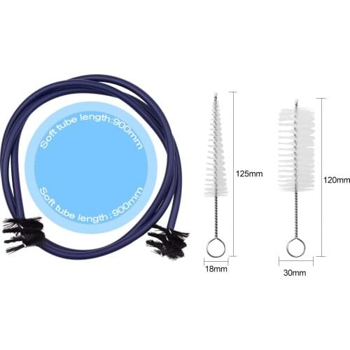 Trumpet Maintenance Cleaning Kit Mouthpiece Brush+Valve Brush+Flexible Brush Musical Instrument Maintenance Cleaning Accessory